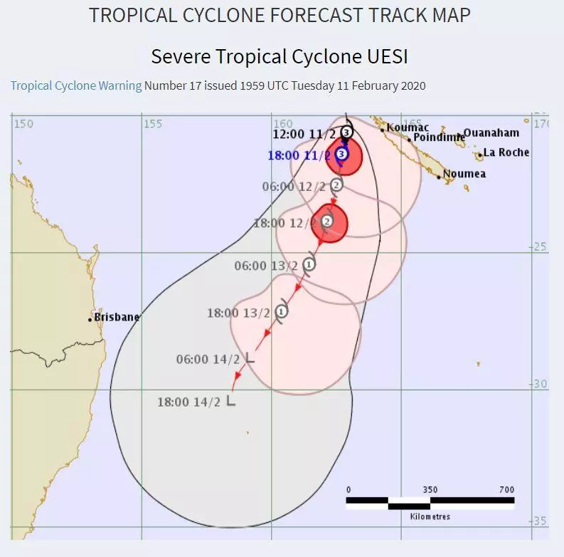 TC UESI track 12 FEB 20